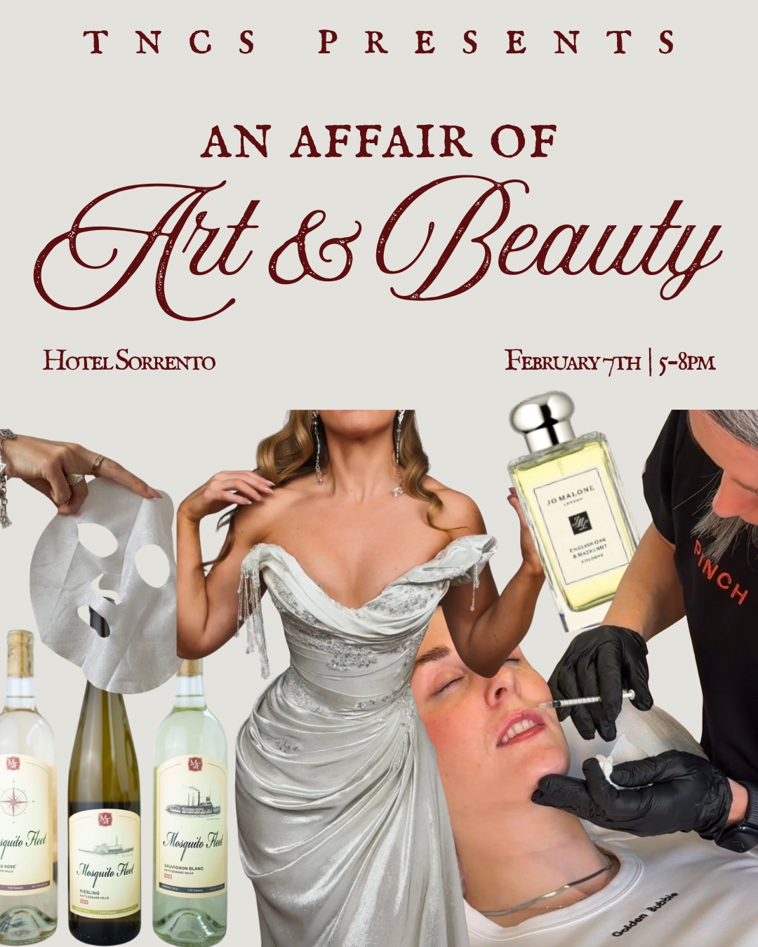 Poster for An Affair of Art & Beauty at Hotel Sorrento
