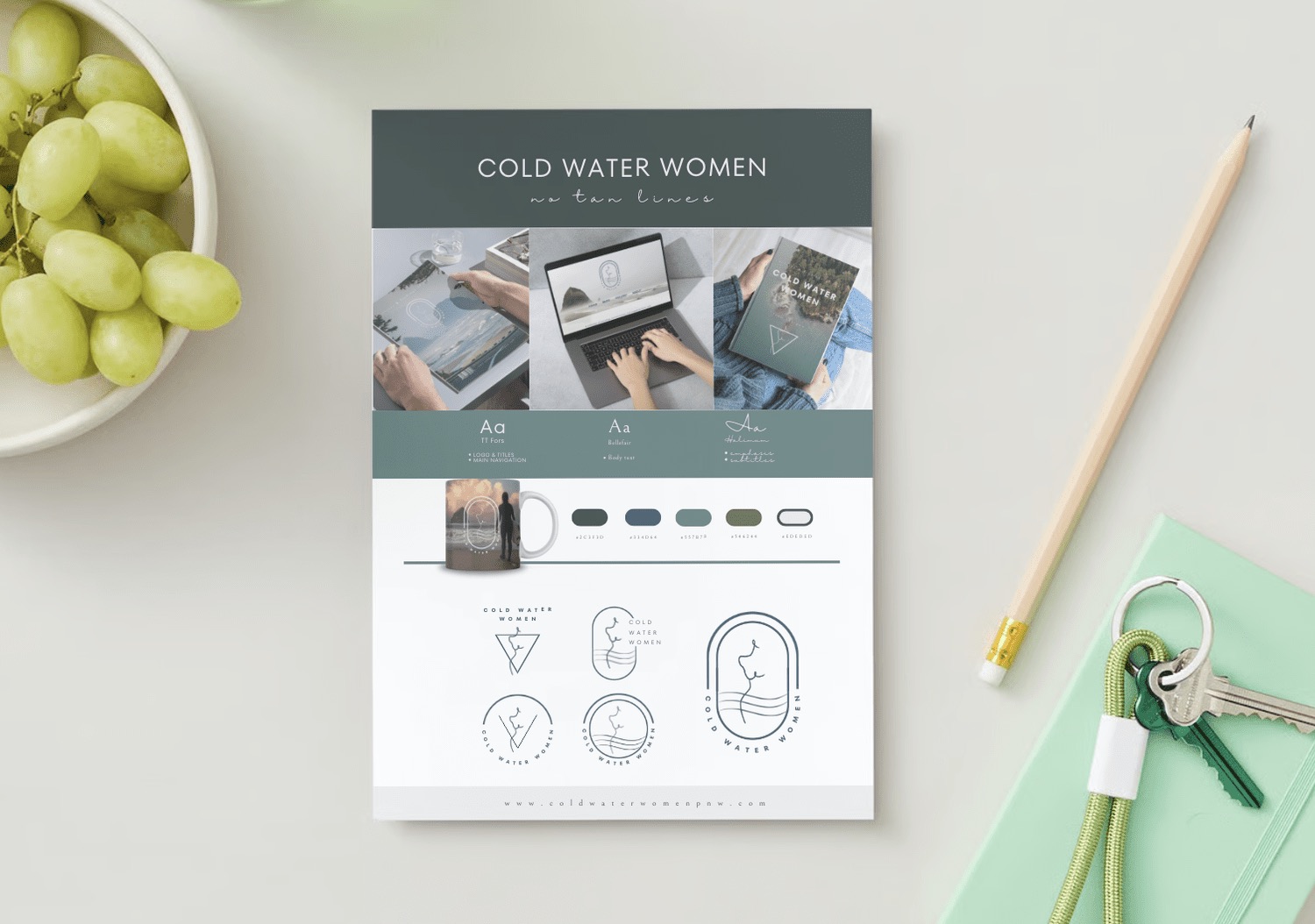 Cold Water Women brand kit